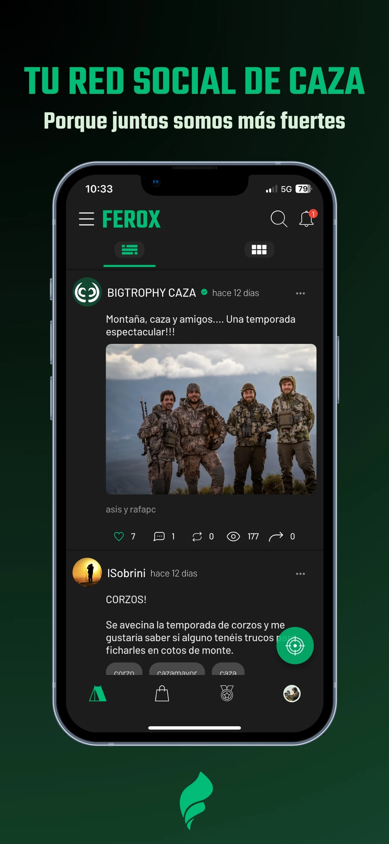 Ferox - La red social de caza screenshot